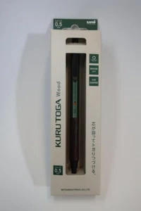 Lápiz mecánico Kuru Toga Wood Forest verde 0,5 mm Mitsubishi uni 2025 nuevo JPN - Imagen 1 de 3