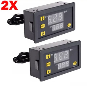 2x Digital LED Temperature Controller Module Digital Thermostat Switch 12V 20A - Picture 1 of 11