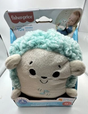 NUEVO Chupete Fisher Price Calmante Vibraciones y Vibraciones Erizo Verde Foto 1 de 4