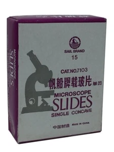 Single Well Concavity Glass Slides, Box of 72 - Picture 1 of 2