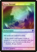 Terra Eternal FOIL Worldwake PLD White Rare MAGIC THE GATHERING CARD ABUGames