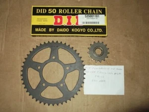 KIT TRASMISSIONE CATENA-CORONA-PIGNONE PER HONDA 600 CBR F (H>L)87>90 Z 15-46 - Foto 1 di 1