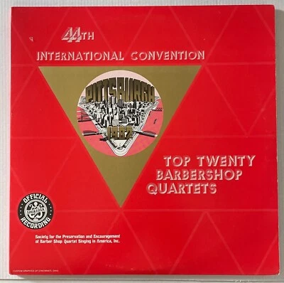 TOP 20 BARBERSHOP QUARTETS 44th Annual Comvention Pittsburgh 1982 2 VG LPs/Gate - Image 1 of 4