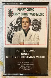 Perry Como Sings Merry Christmas Music Cassette (1985) Good Condition! - Picture 1 of 2