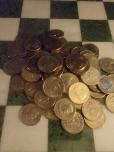 Lot of 100 Random Susan B Anthony Silver Dollars 1979-1999 SBA $1 Coins. - Picture 1 of 9