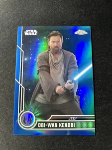2023 Topps cromo Star Wars refractor azul #6 Obi-Wan Kenobi/150 - Imagen 1 de 3