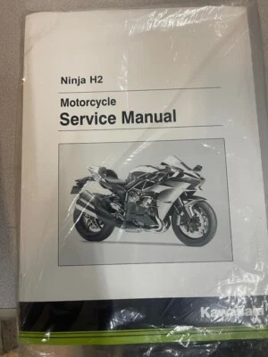 Kawasaki H2 Ninja 2015 2016 taller reparación taller taller manual fabricante de equipos originales Foto 1 de 3