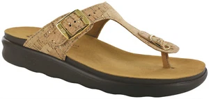 SAS Zapatos para Mujer Sanibel Corcho Dorado Muchos Tamaños y Anchos ENVÍO GRATUITO Nuevos - Imagen 1 de 6