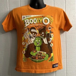 WWE Authentic Wear New Day Booty O's Halloween Shirt Woods Kofi Big E Youth Med - Picture 1 of 8