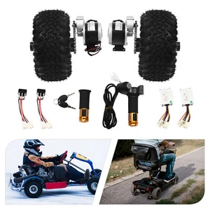 Kit de conversión de rueda neumática de doble rueda motriz para carro eléctrico scooter 250 W - Imagen 1 de 18
