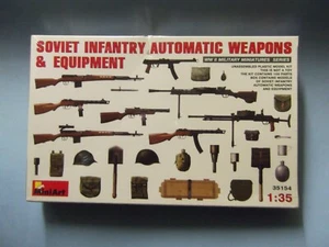 Miniart Soviet Infantry Automatic Weapons & Equipment 1/35 35154 - Imagen 1 de 2