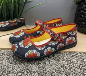 Hot Chocolate Designs Balletto Mary Jane Scarpe Casual Comfort Pantofole Donna 6,5 - Foto 1 di 8