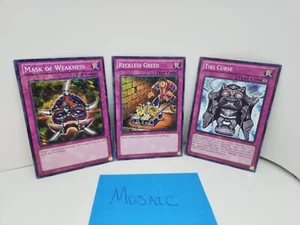 Yugioh lot of BP02 Mosaic cards x3 all 1st ed - Picture 1 of 5