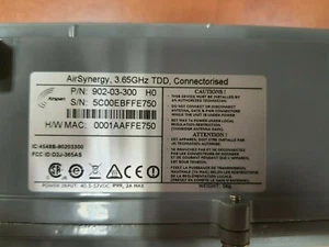 AIRSPAN AIRSYNERGY WIMAX BASE STATION 3.6GHZ 902-03-300 NEW - Picture 1 of 7