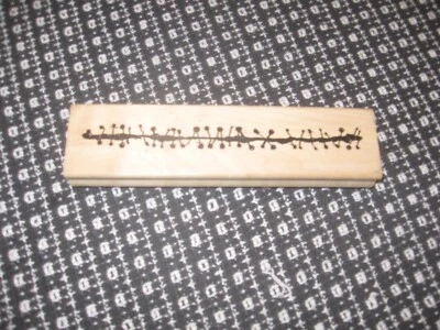 Estampadores Anónimos Puntada Cosida Borde U4-962 Sello de Goma Montado en Madera Nuevo Foto 1 de 4