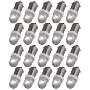 20x White BA9s 1895 H6W 53 57 Bayonet LED Light Bulbs For Car Map Lamp 12V - Picture 1 of 7