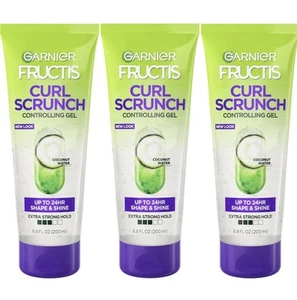Garnier Fructis Style Curl Scrunch Controlling Gel for Shape & Shine, 6.8 Fl Oz, - Picture 1 of 8