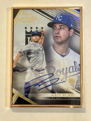 2021 Topps Gold Label Framed Autographs Kris Bubic #FA-KB Black /75 (AU, RC) - Image 1 of 2