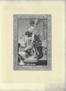 Radierung: Venus zeigt Amor Psyche. Blatt 2, Klinger, Max. Kunstgrafik, 1880 - Bild 1 von 1