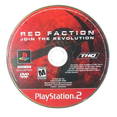 Red Faction PS2 Authentic Tested Disk Only Playstation 2 - Image 1 of 4
