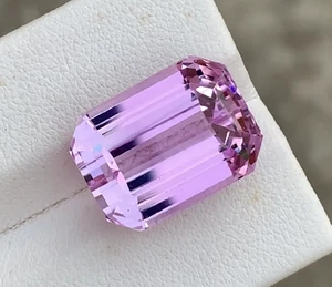 VVS 20,30 quilates piedra preciosa de kuncita rosa natural corte esmeralda de Afganistán - Imagen 1 de 3