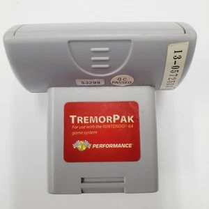 Tremor Pak Performance Nintendo 64 N64 Video Games Controller Rumble - Tested - Picture 1 of 9