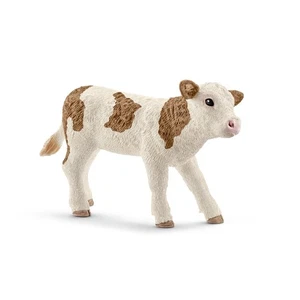 Simmental Calf Farm World Figura di Schleich 13802-SIM - Foto 1 di 1