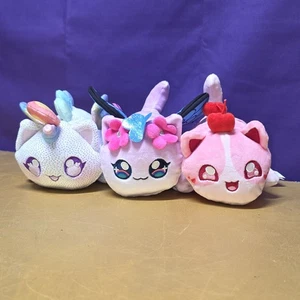 Aphmau Meemeows Cats Plush Lot 3 Plush Cats  - Picture 1 of 5