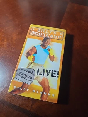 [VHS] Brand New & Still in Shrink Wrap Billy's Bootcamp Cardio Bootcamp Live! - Image 1 of 3