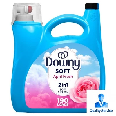 Downy Fabric Softener April Fresh HE Liquid Downy Softener Size 140 fl oz