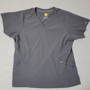 Wonder Wink Scrub Top Women's XL Gray W123 Modern Fit - Picture 1 of 7