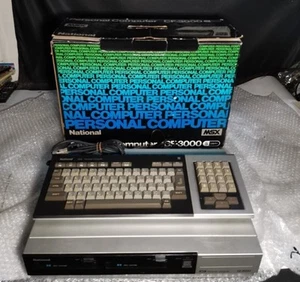 Msx National Personal Computer CF-3000 Junk W/BOX From JAPAN - Picture 1 of 10