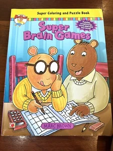 RAR | 2002 Arthur and Friends Super Brain Coloring and Puzzle Book Marc Brown - Bild 1 von 4