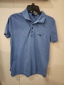 Camisa Polo Rip Curl Para Hombres XS Azul Manga Corta Pullover Golf Bolsillo VaporCool - Imagen 1 de 8