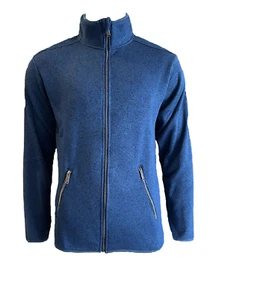 Herren Arbeitsjacke Strickfleecejacke Blau Gr. M, L, XL, 2XL - Bild 1 von 2