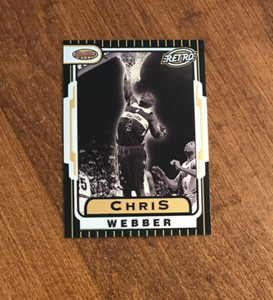 Chris Webber 1996-07 Bowman's Best Retro TB2 Sacramento Kings HOF