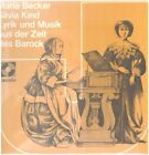 LP Maria Becker , Silvia Kind Lyrik Und Musik Aus Der Zeit Des Barock Jecklin