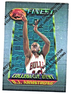 B.J. Armstrong 1995-96 Topps Finest NBA Basketball Card #252 - Image 1 of 2