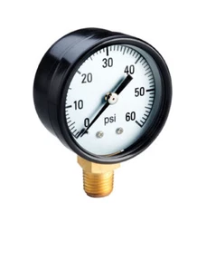 Swimming Pool Filter Pressure Gauge 1/4" Bottom Mount - 0 to 60 PSI - Generic - Picture 1 of 1