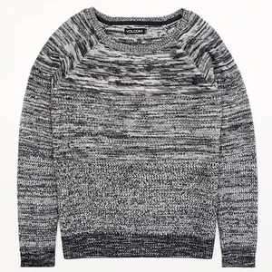 VOLCOM B0731606 CruisinOn Jumper Mix Knit Sweater Wool Blend Gray Marl Melange L - Picture 1 of 10