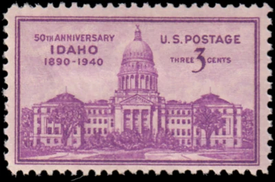 US Stamp #896 - 1940 3¢ Idaho Statehood, EzGrade™ VG, MNH, OG - Image 1 of 3