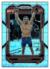 Natan Levy RC 2023 Panini Prizm UFC /99 Pandora Premium #176 ROOKIE MMA ID:66529