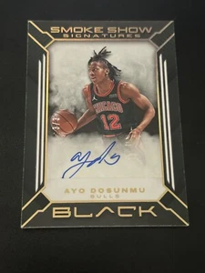 2021-22 Panini Black Ayo Dosunmu Smoke Show Signatures Auto /3 - Picture 1 of 2