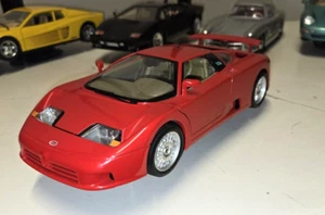 Burago 1991 Bugatti EB 110 Red Diecast 1:18 Scale Made In Italy - Picture 1 of 12