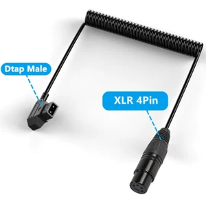 Cable adaptador de corriente para cámara XLR de 4 pines macho a hembra D-Tap para Sony Venice/F55/SXS - Imagen 1 de 6