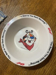 Vintage Kellogs Cereal Bowl Lot Tony the Tiger SOME WEAR - Picture 1 of 9