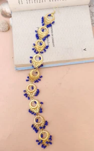 Silver Oxidised Human Braiding Hair Designing Emblished Hair Braid - Picture 1 of 2