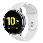 Samsung Galaxy Watch Active 2 40 mm GPS + Bluetooth Aqua noir + bracelet blanc, bon