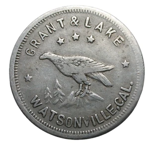 Token Watsonville, CA Grant & Lake G/F 50 ¢ in comercio K-91 - Imagen 1 de 2