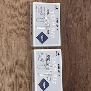 Kit 2 Kikkerland Emergency Tech 4 pièces Lightning Micro USB & C câble de charge B52 - Photo 1 sur 3